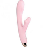 Vibrator Eromantica Meryl din silicon, model iepuraș, roz, USB, 22,5 cm