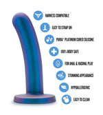 Dildo realist Temptasia Surrender albastru 14 cm