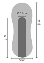 Masturbator anal vibrant Hidden Desire, ușor, 18 cm