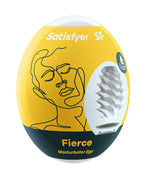 Masturbator Satisfyer EGGCITED cu ou hidroactiv, galben