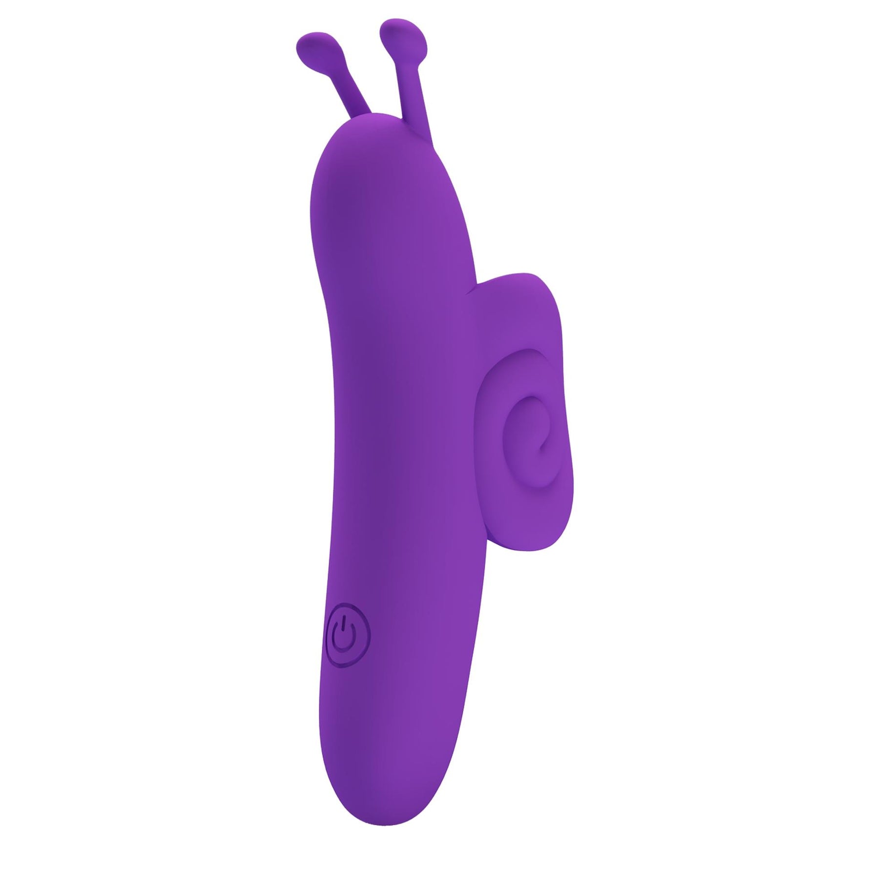Vibrator deget Pretty Love Snail USB din silicon, 10 funcții