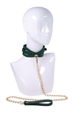 Zgarda Indica Emerald Cutout cu lesă Sportsheets