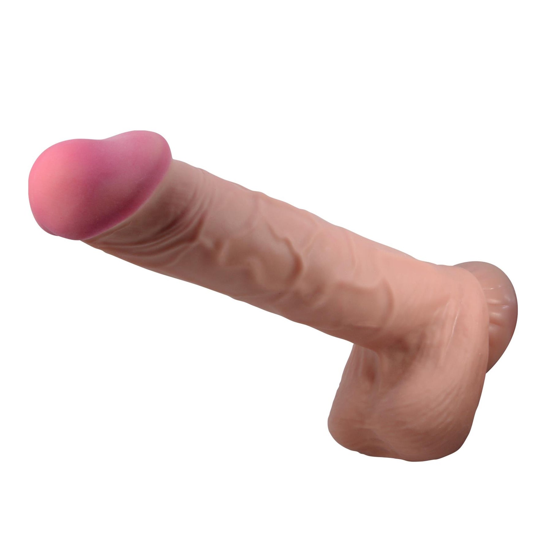 Dildo flexibil cu ventuză TPR Baile Sliding Skin 10.2''