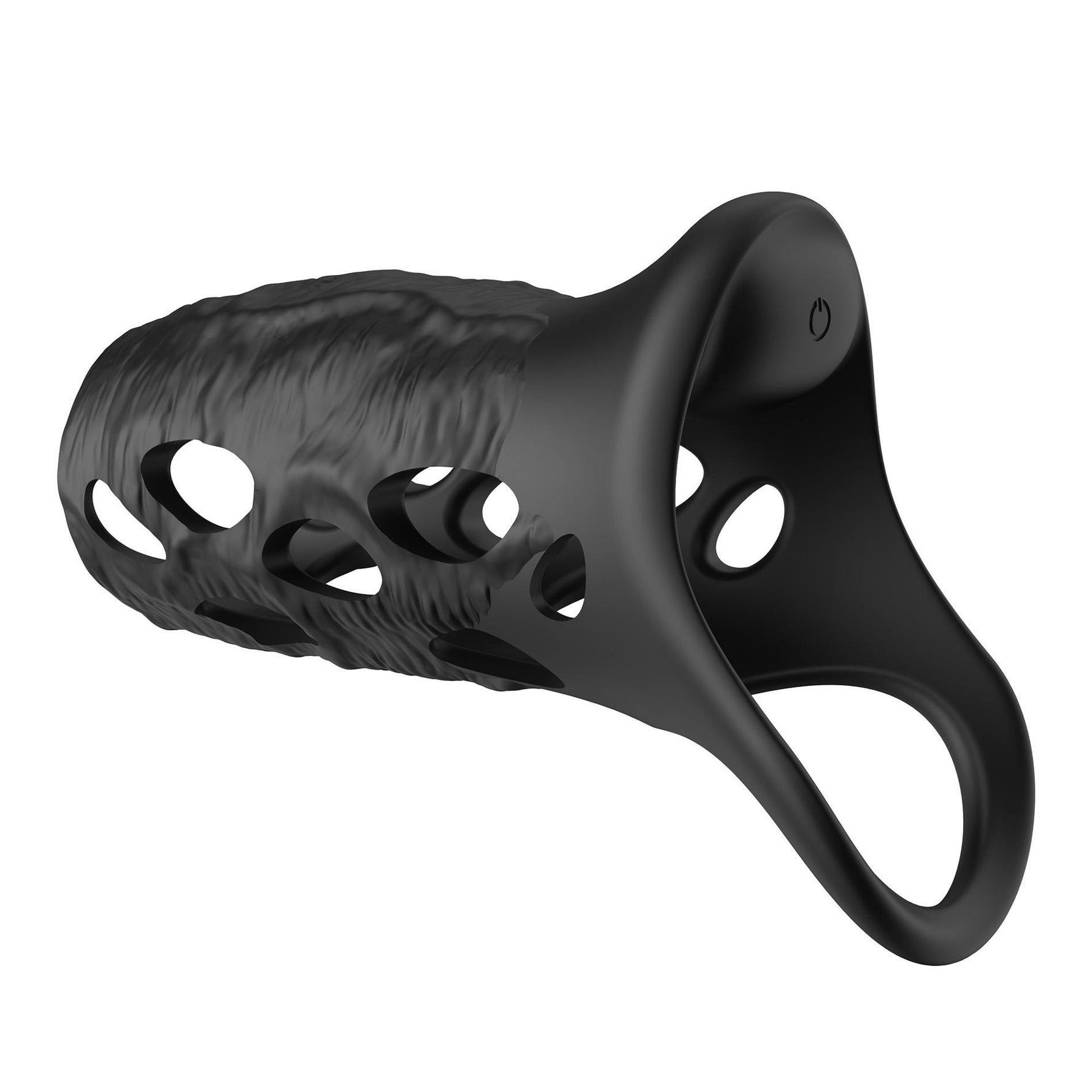 Manșon vibrant pentru penis Crushious Batiatus din silicon, 12 cm