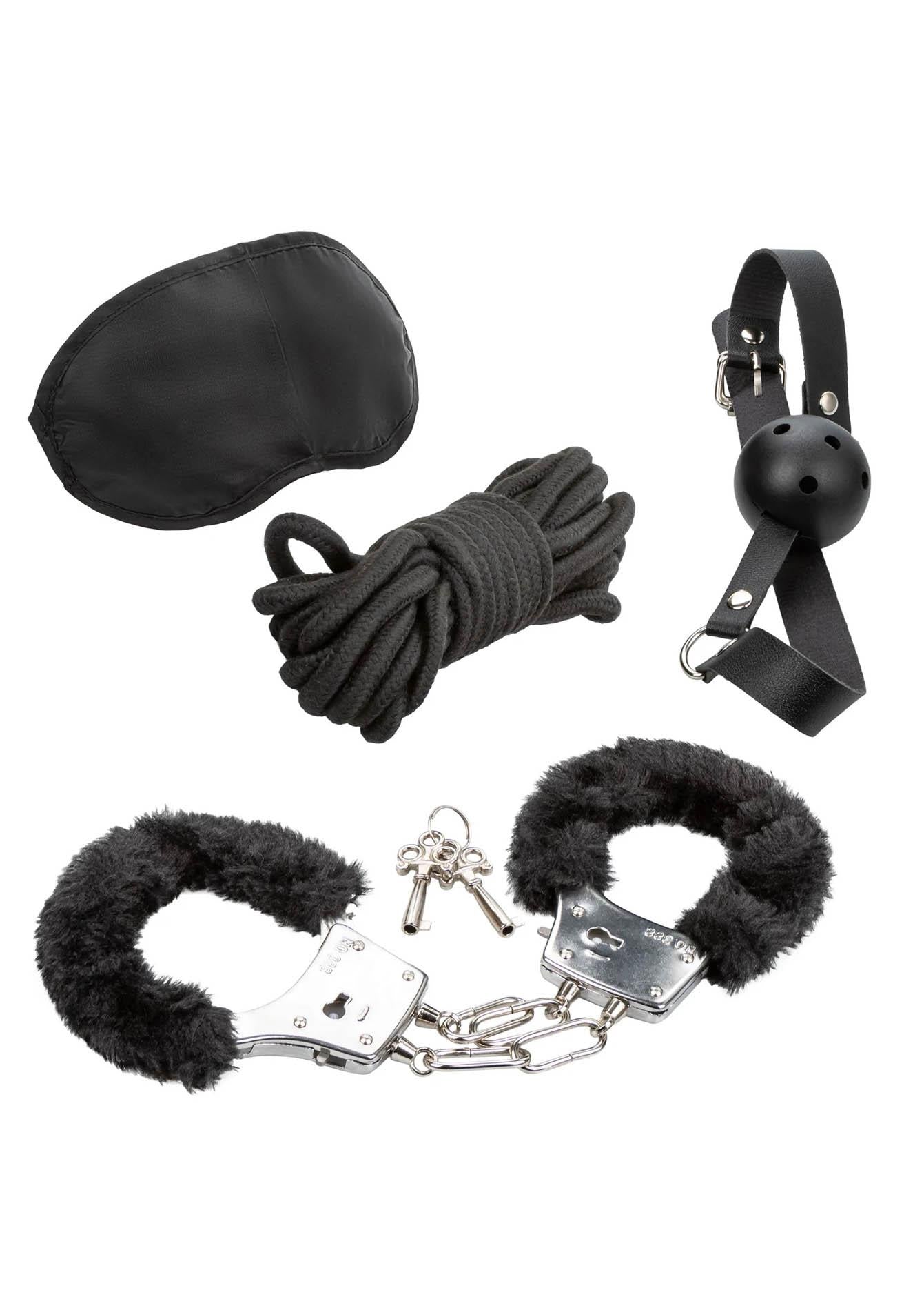 Set de bondage Calexotics Explorer Collection Negru