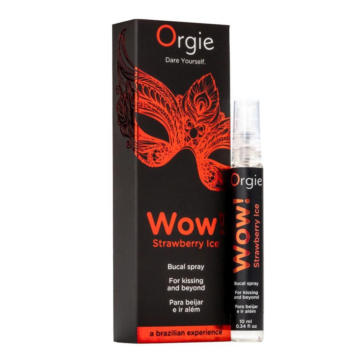 Spray stimulant răcoritor cu gheață de căpșuni Orgie 10ml