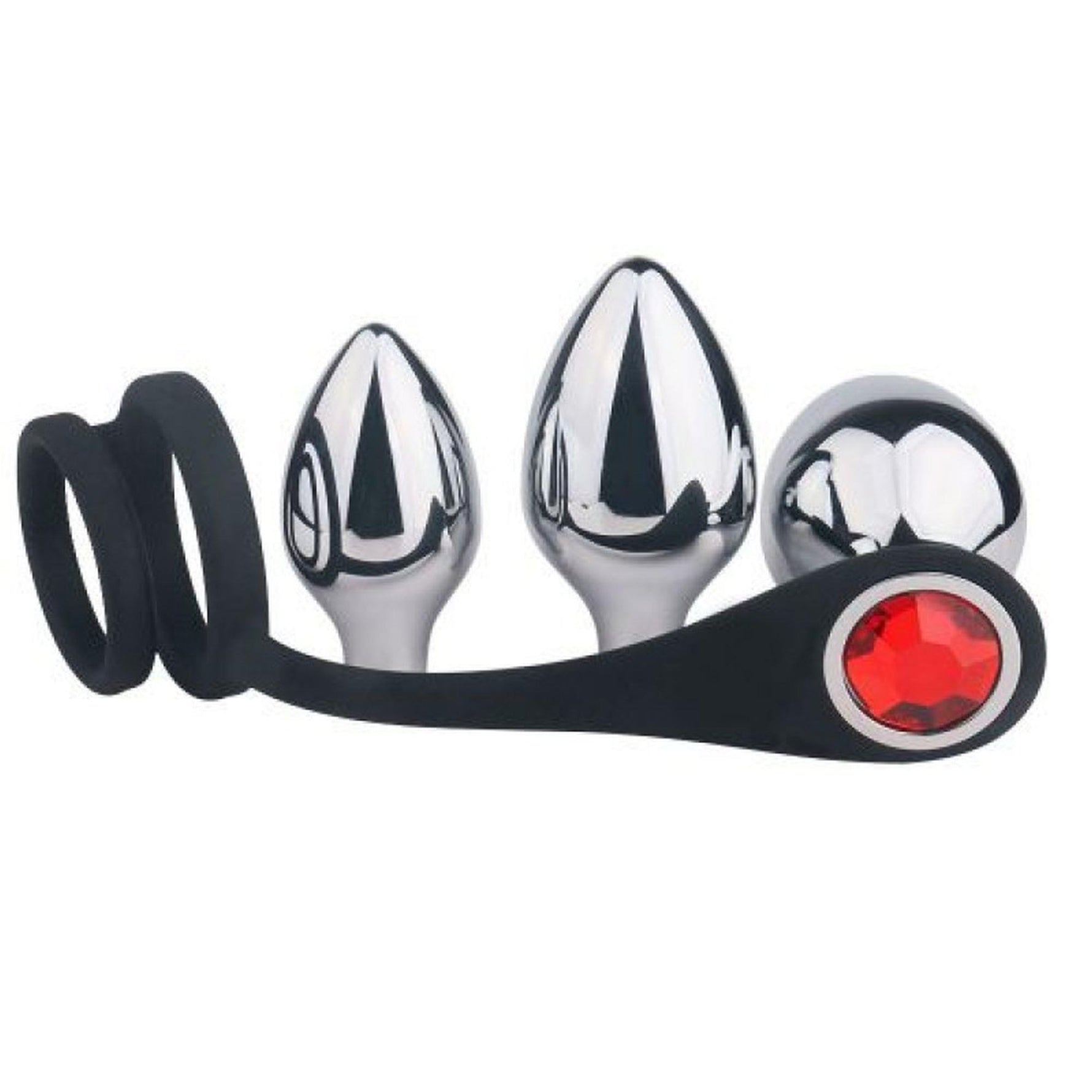 Masaj de prostată Toyz4lovers Pleasure Bully cu inele 11,6 cm