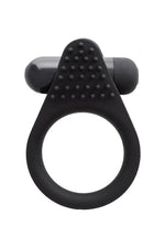 Inel vibrant pentru penis A Toys BRID din silicon, negru