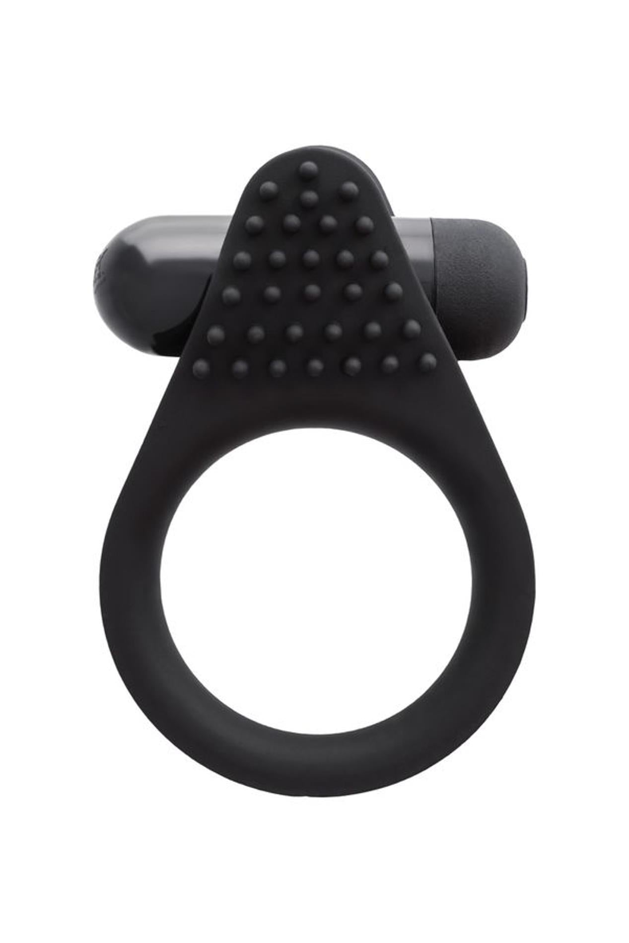 Inel vibrant pentru penis A Toys BRID din silicon, negru