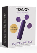 Vibrator de buzunar ToyJoy violet cu 12 funcții USB 6 cm