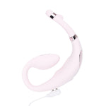 Vibrator Adrien Lastic Venus cu aplicație, roz pal, USB, 11 cm