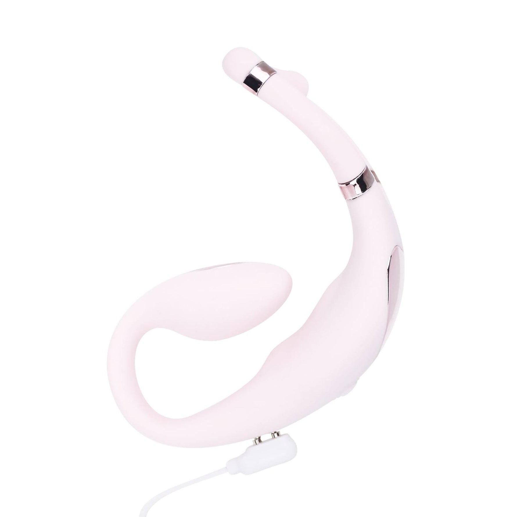 Vibrator Adrien Lastic Venus cu aplicație, roz pal, USB, 11 cm