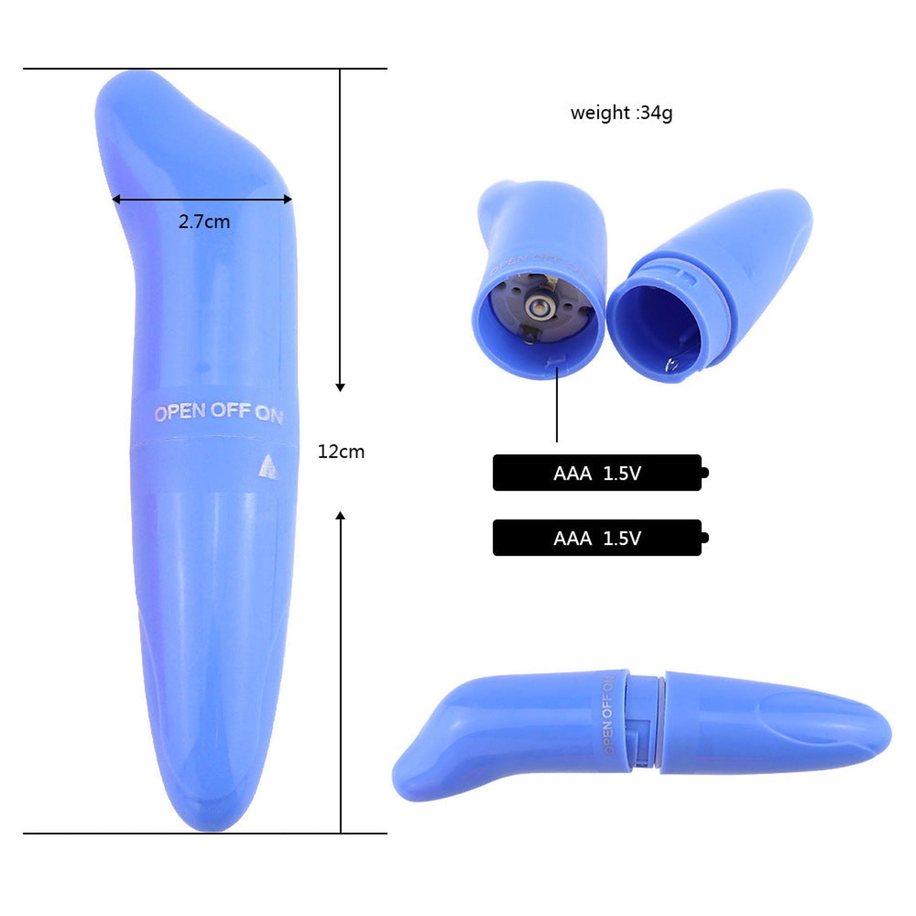Vibrator Lovesecret Mini pentru Punct G, Negru
