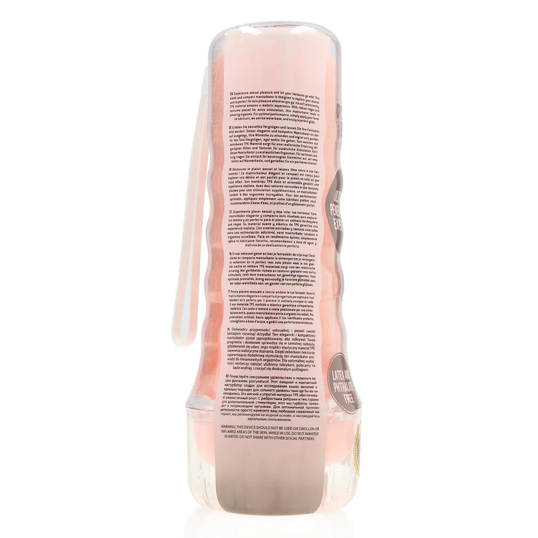 Masturbator vaginal RealRock Easy Rider Flesh TPE 21,5 cm
