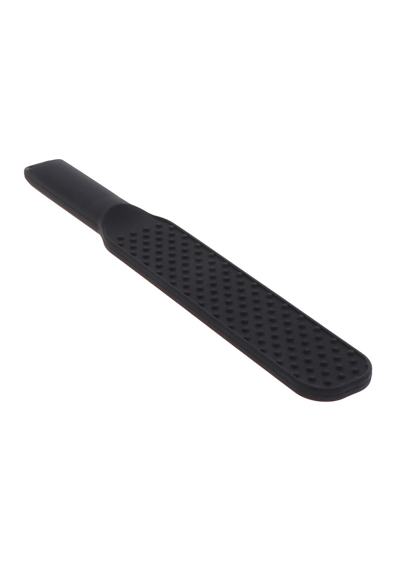 Mistrie din silicon Extreme Hidden Desire cu țepi, neagră, 28 cm