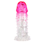 Extensie de penis Wilford Pretty Love 13,5 cm impermeabilă cu dop anal