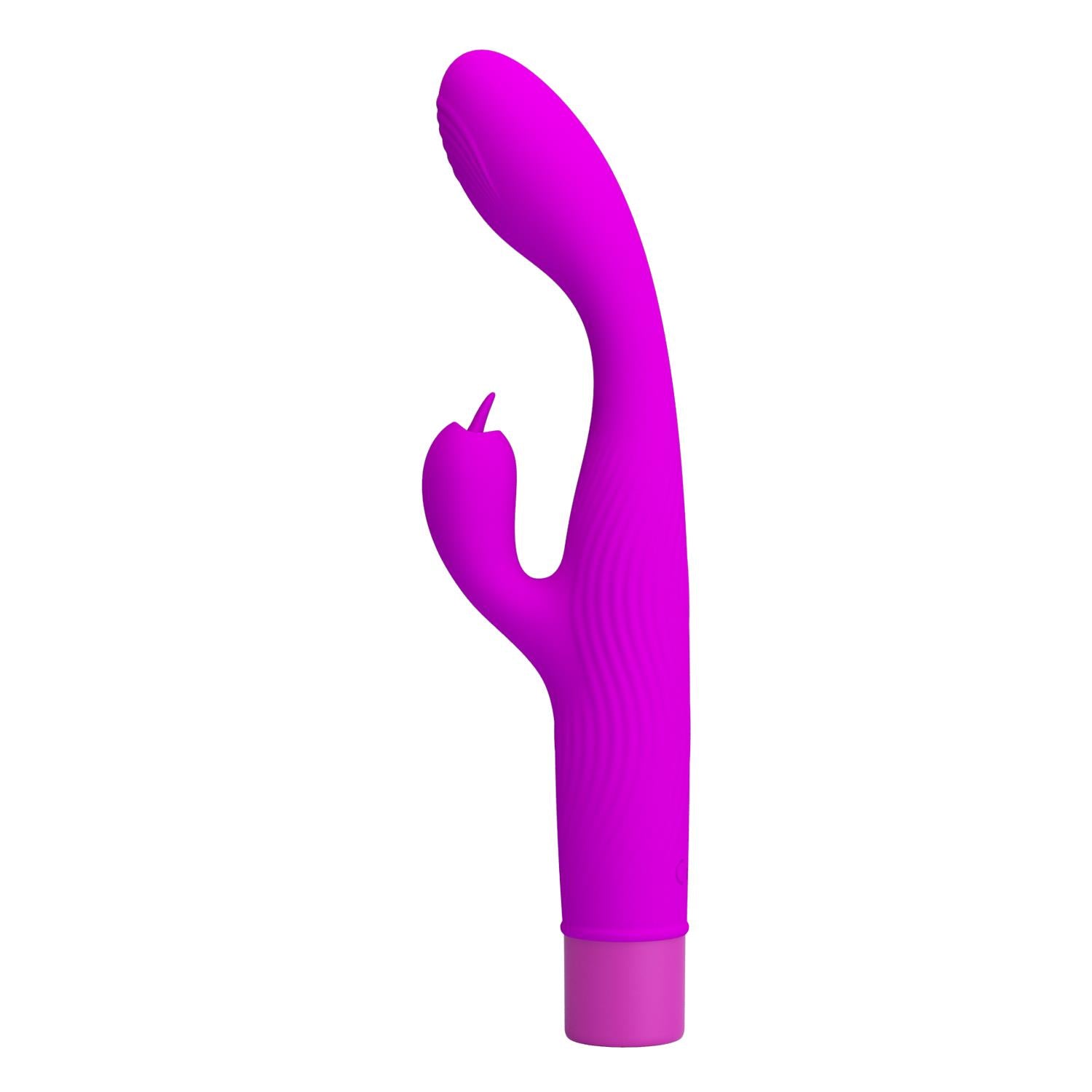 Vibrator flexibil din silicon pentru punctul G Pretty Love Josie, model iepuraș