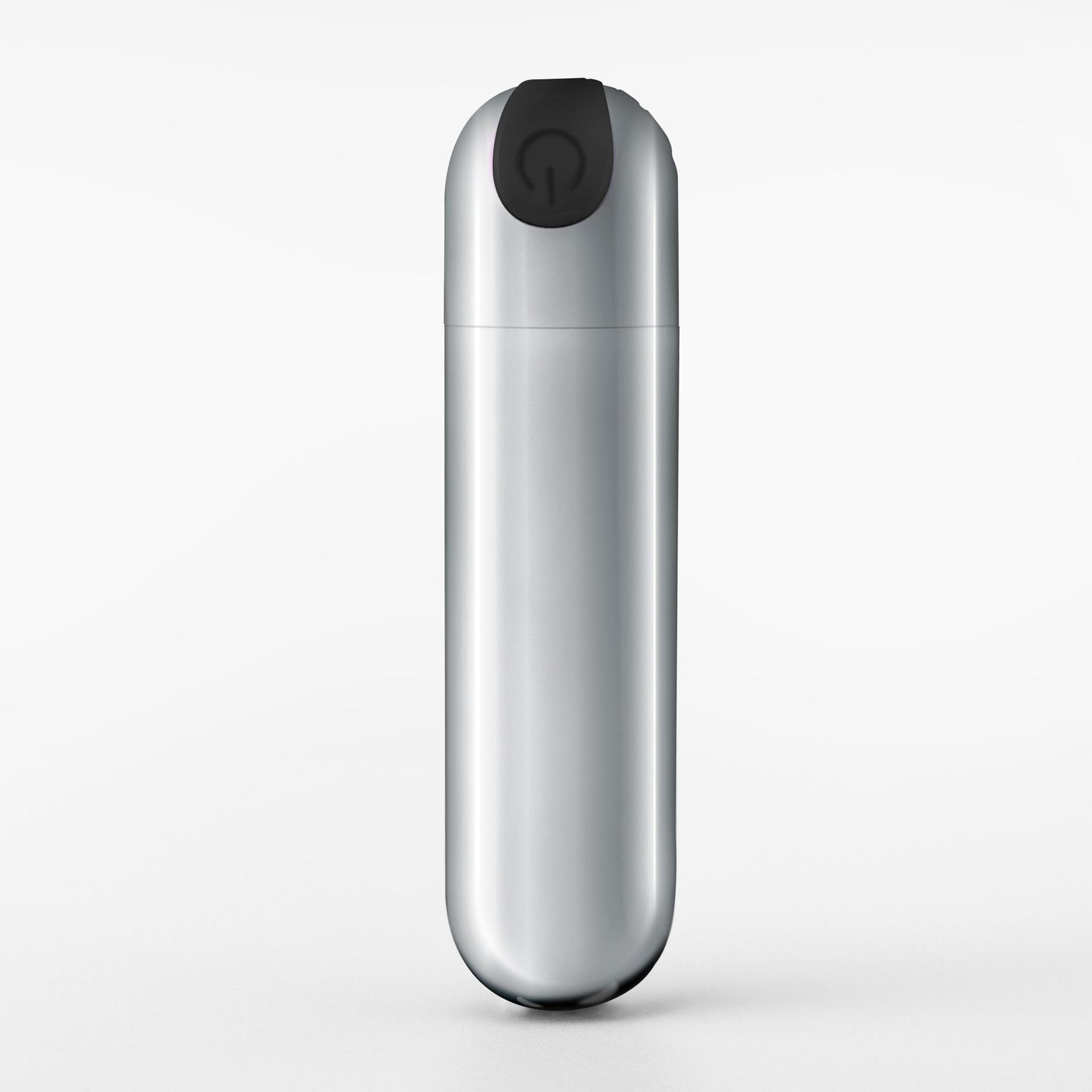 Mini vibrator USB Crushious iMoan argintiu 7,6 cm