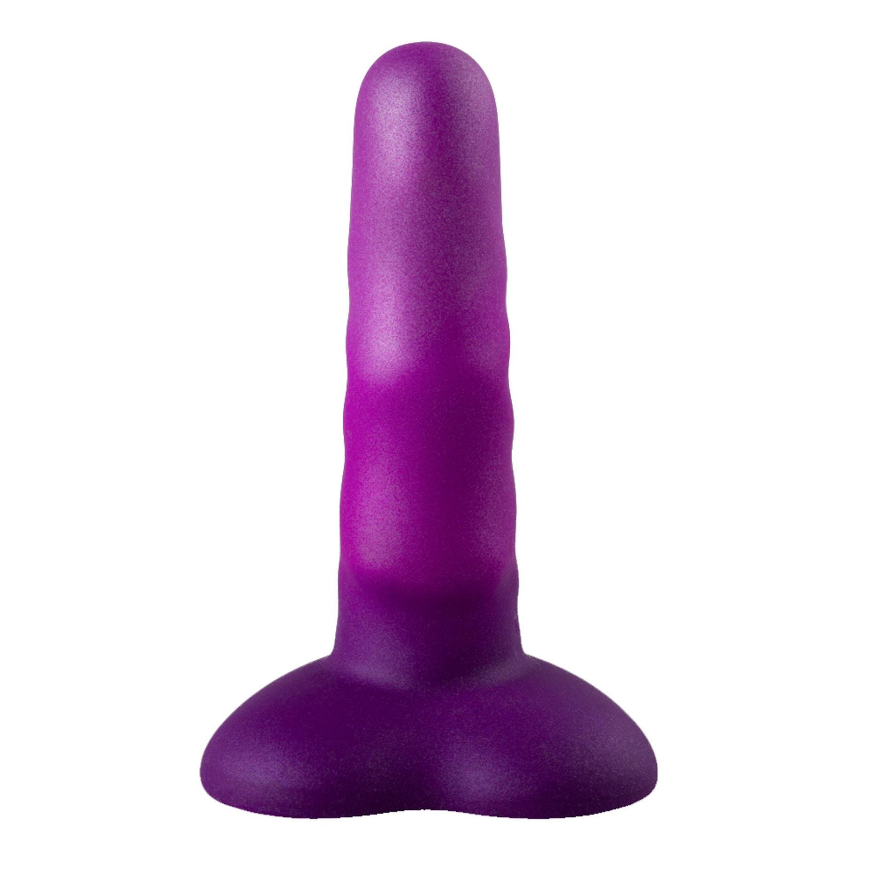Dildo mini din silicon Flow Unicorn, violet