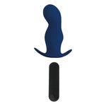 Plug anal vibrant Alive Gladius Albastru 11 cm