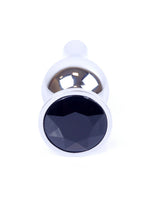 Plug anal din argint cu diamant MyLove Toys 9,5 cm