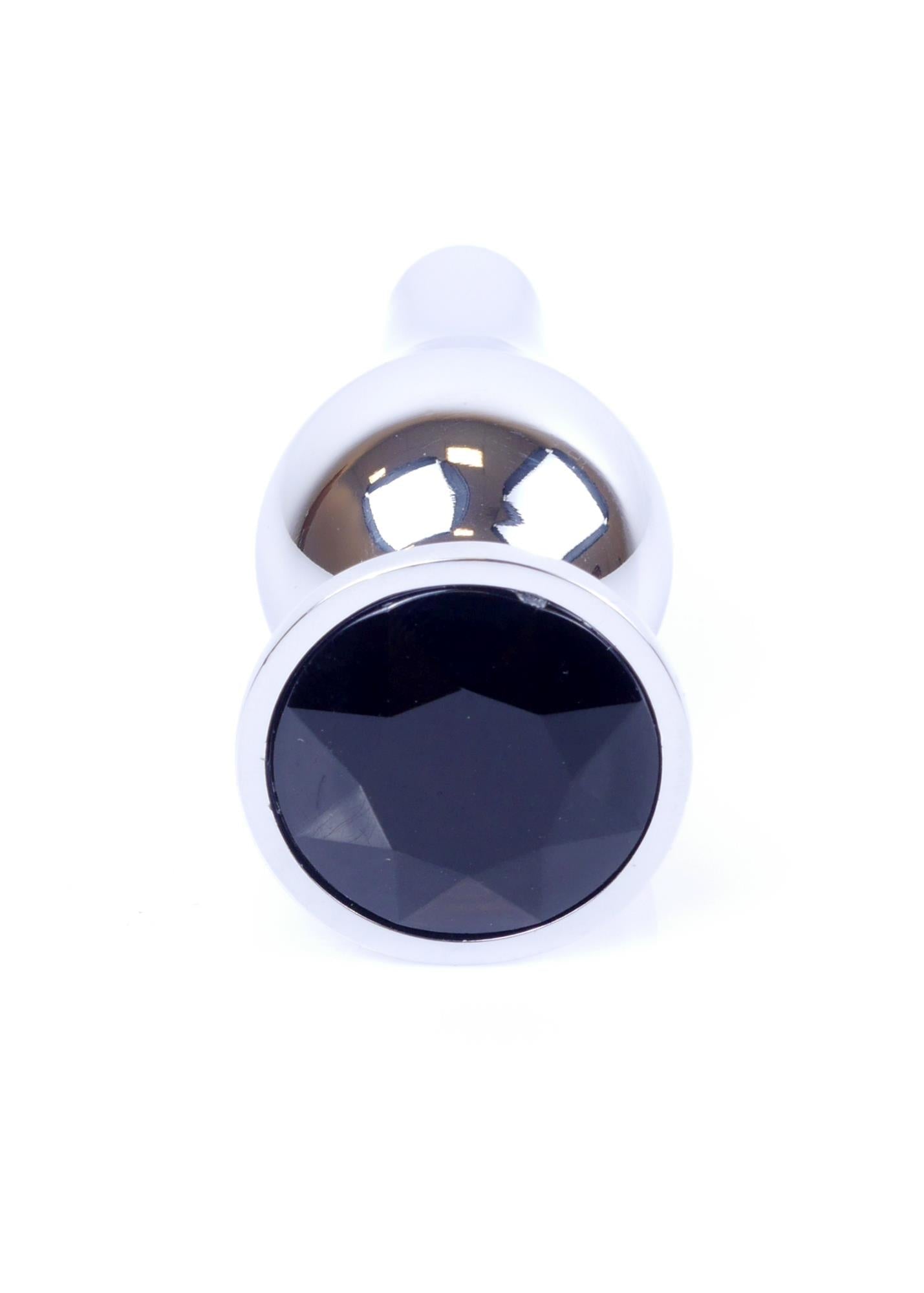 Plug anal din argint cu diamant MyLove Toys 9,5 cm