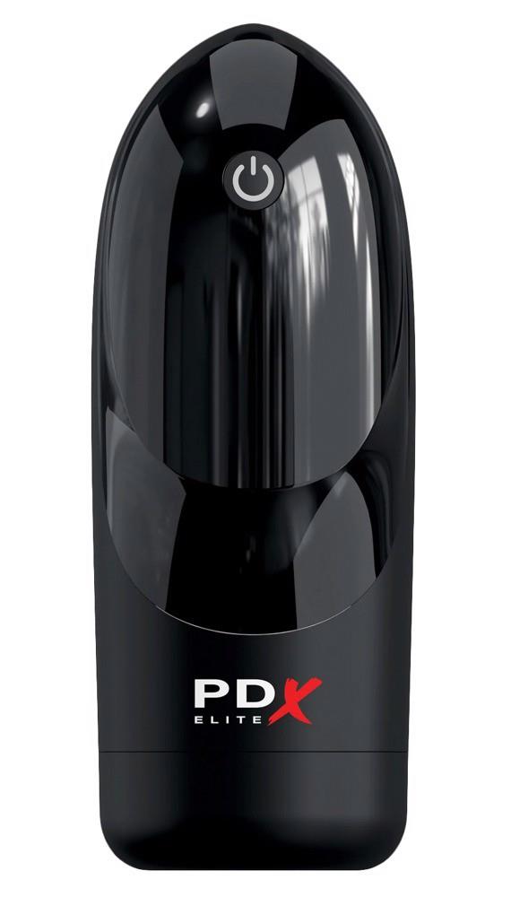 Masturbator vibrant PDX Elite Hydrogasm, impermeabil, USB, 20 cm