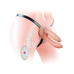 Strap-on vibrant Lovetoy pentru dublă penetrare