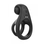 Inel vibrant Aladin Ultimate ToyJoy din silicon, negru, USB
