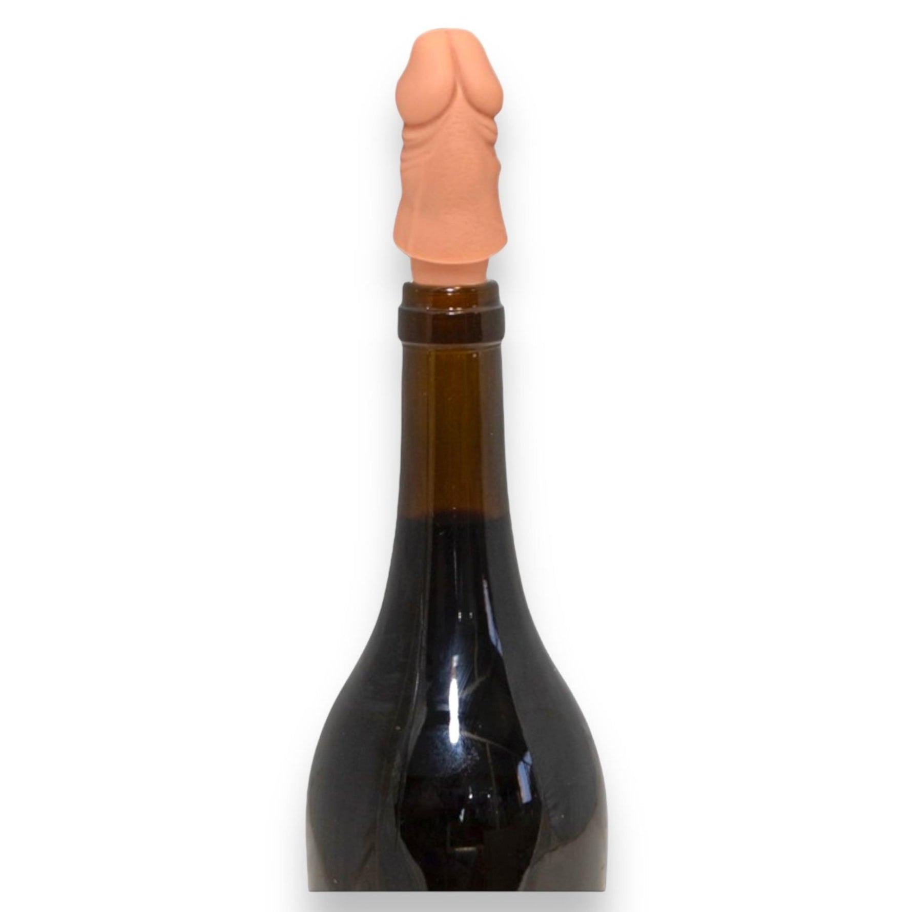 Dop de vin în formă de penis Kinky Pleasure, alb