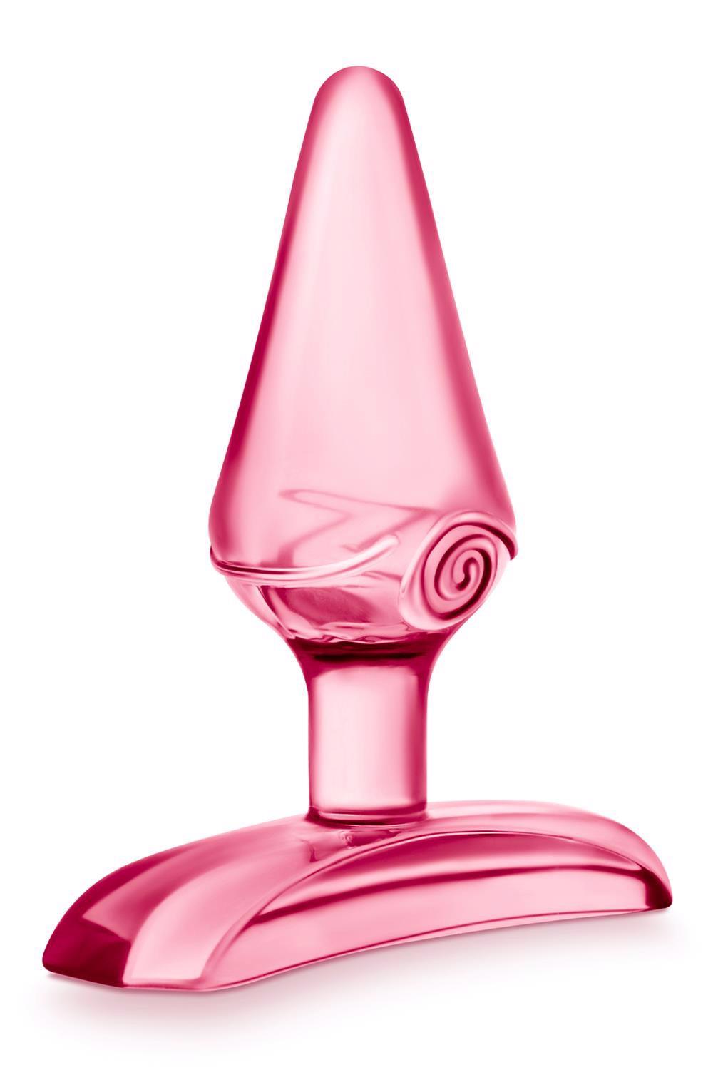 Plug anal Jolly Plug Blush TPE roz 6,9 cm