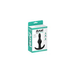 Dop anal din silicon Fantasy negru 8,5 cm
