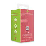 Vibrator Loveline din silicon cu con roșu, 7,7 cm