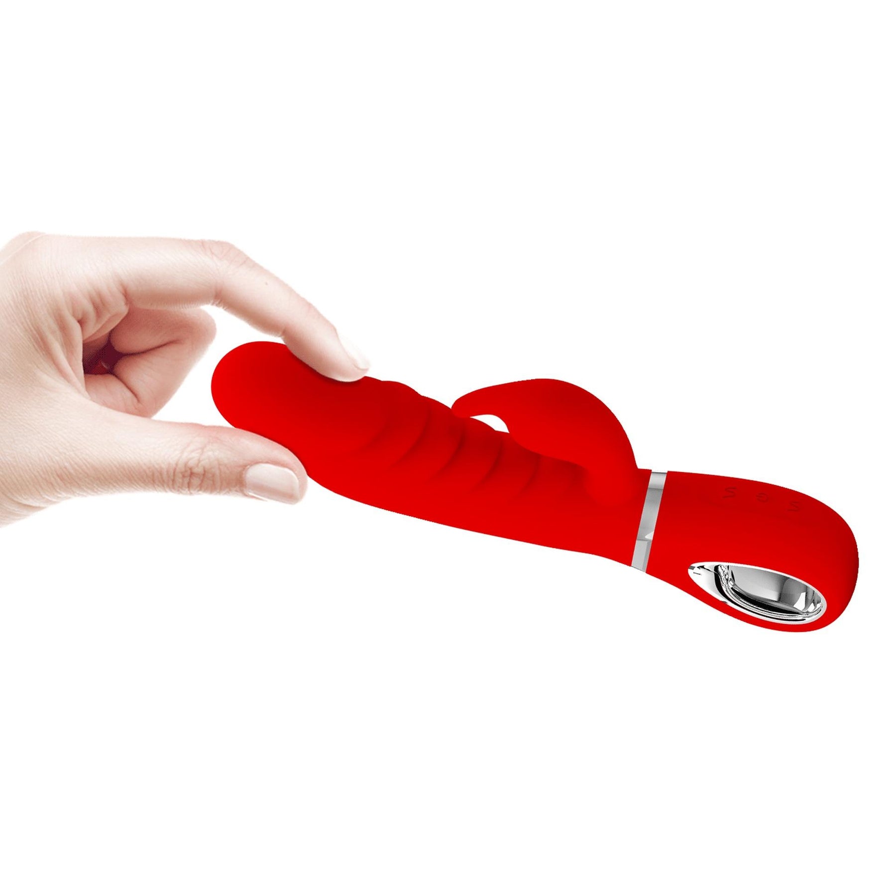 Vibrator Pretty Love Prescott Bunny Roșu cu 7 Funcții