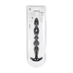 Sondă anală Levelz Multi-Texture din silicon, neagră, 26 cm