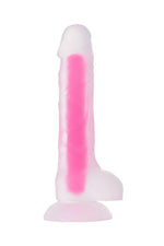 Dildo cu gel Peter Glow Beyond Pink Glow 16,5 cm