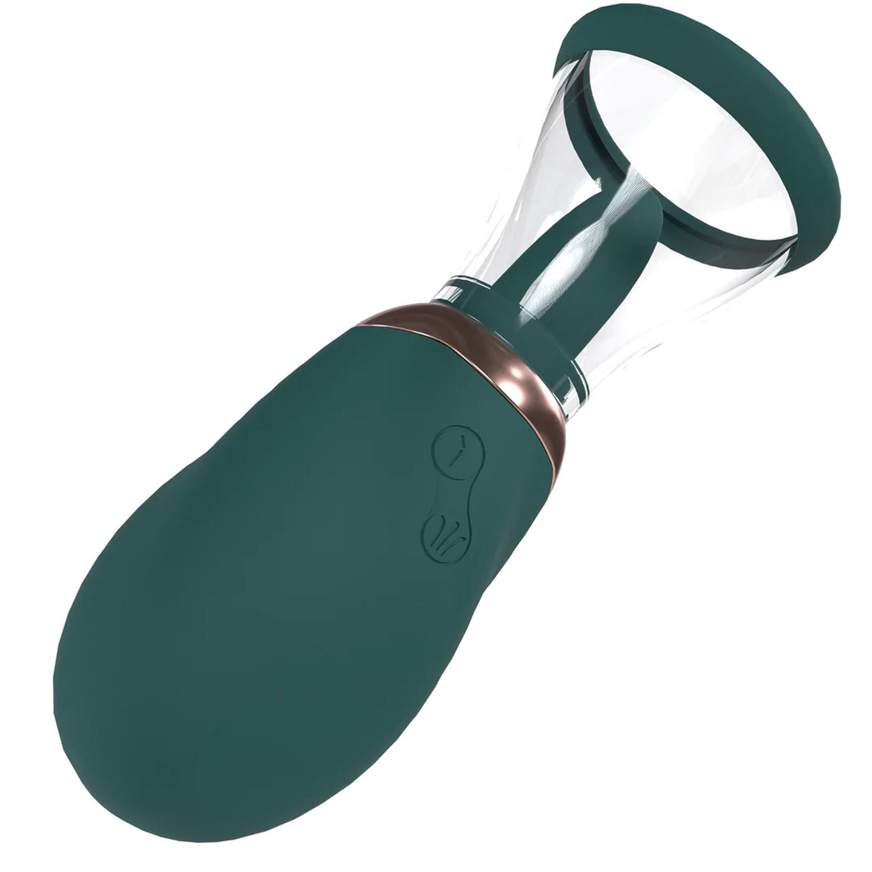 Pompă de vulvă și sân cu pompă USB verde