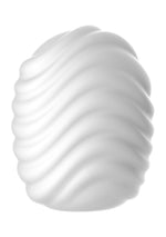 Masturbator mini ToyJoy HERO Wave, alb, TPE