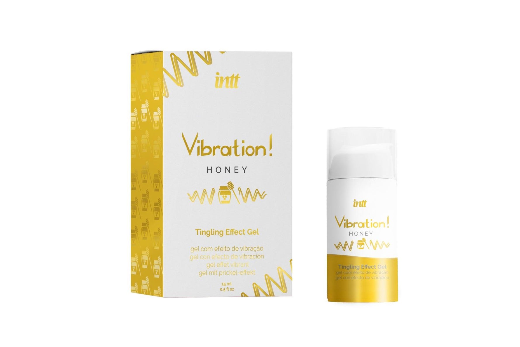 Gel stimulant vibrant cu miere Intt