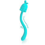 Stimulator clitoridian din silicon cu 7 vibrații, cu design drăguț și iepuraș Pretty Love, USB
