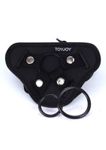 Ham cu strap-on ToyJoy Get Real, poliester negru