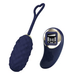 Ou vibrant Pretty Love Vivian din silicon albastru cu telecomandă wireless