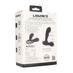 Levelz Aparat de masaj pentru prostată cu vibrații și pulsații din silicon, negru