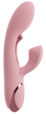 Vibrator USB Beau Coeur Avenor G Spot din silicon, cu formă de iepuraș, 23 cm