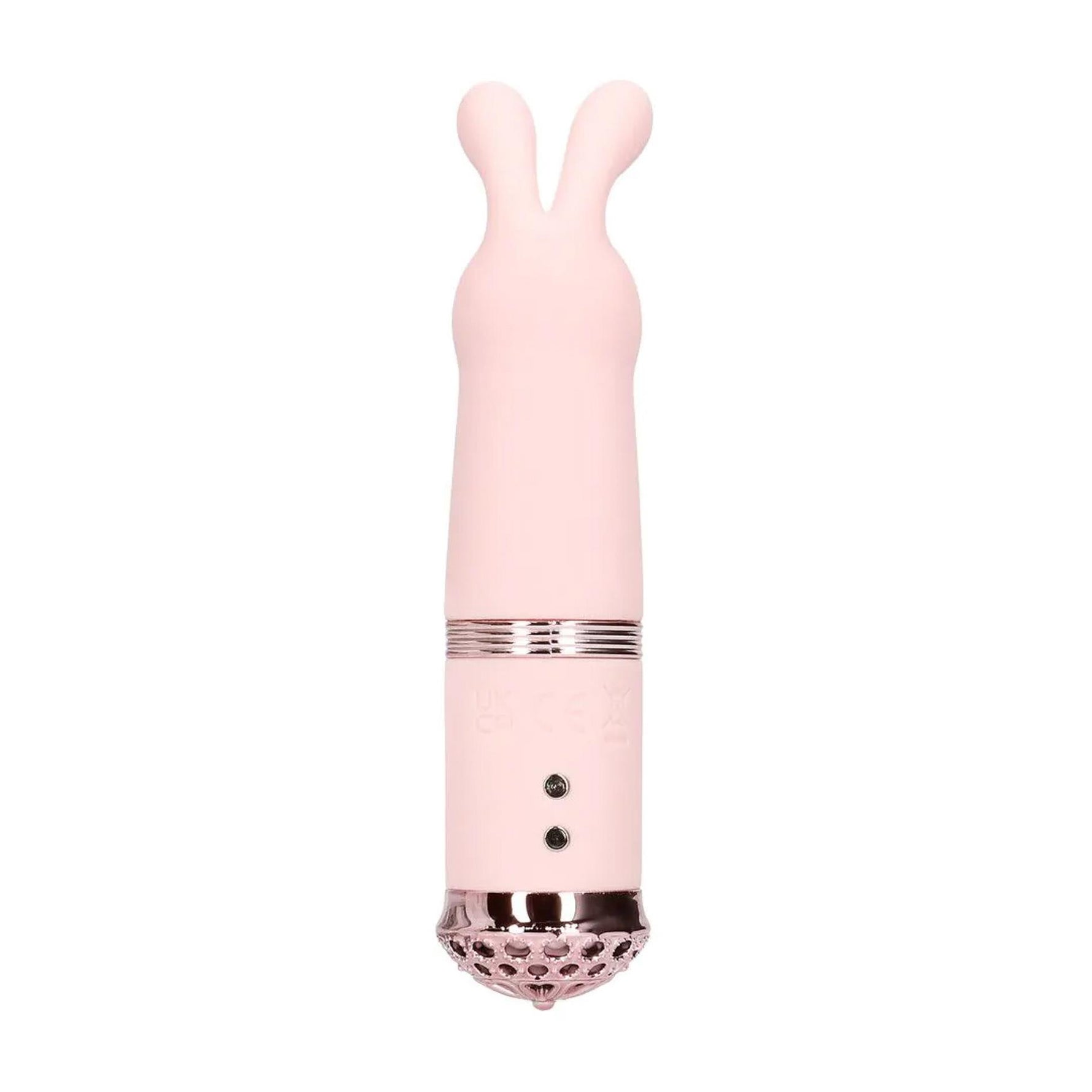 Vibrator Reve Loveline Mini Bunny din silicon roz, 11 cm