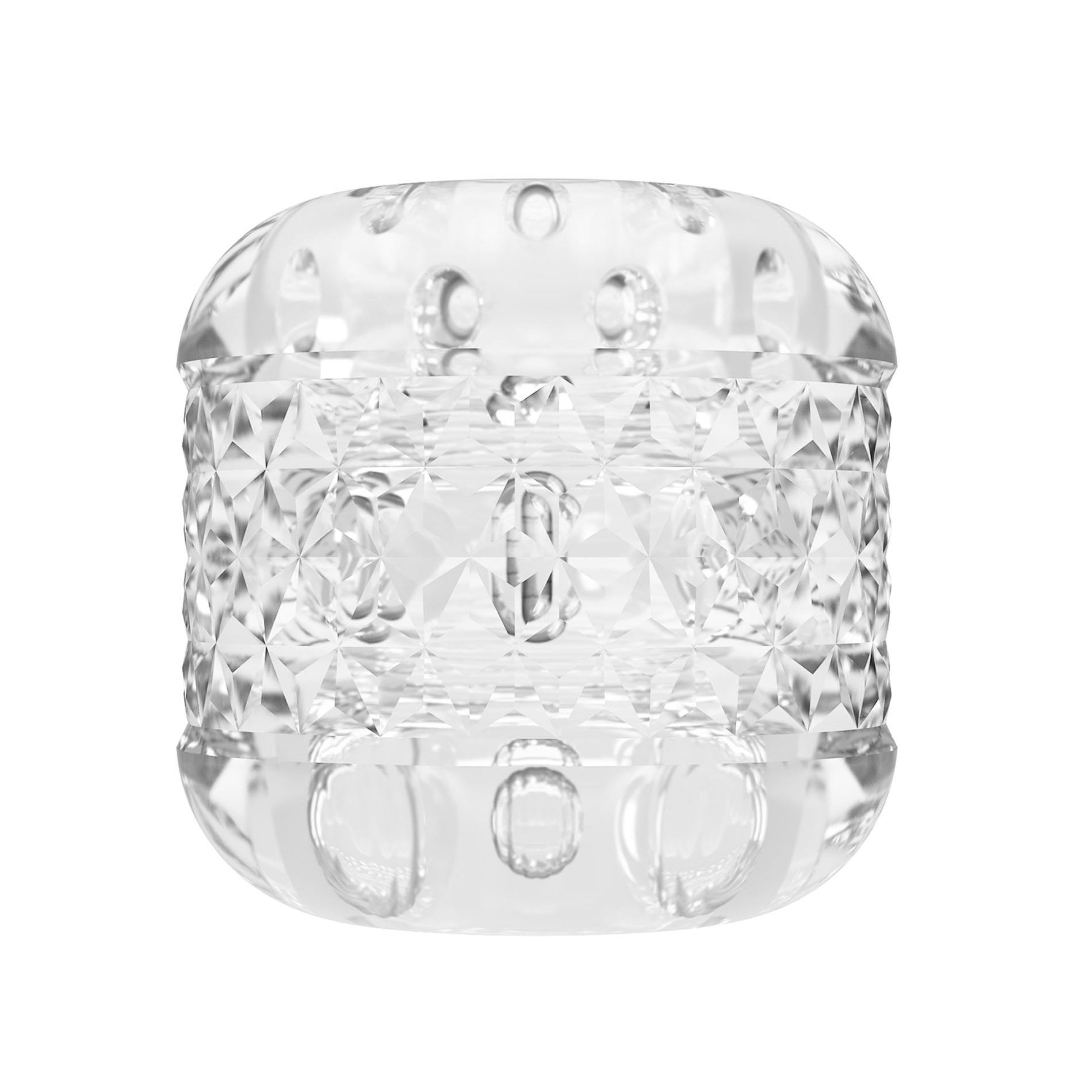 Masturbator cu două capete Pretty Love Crystle transparent
