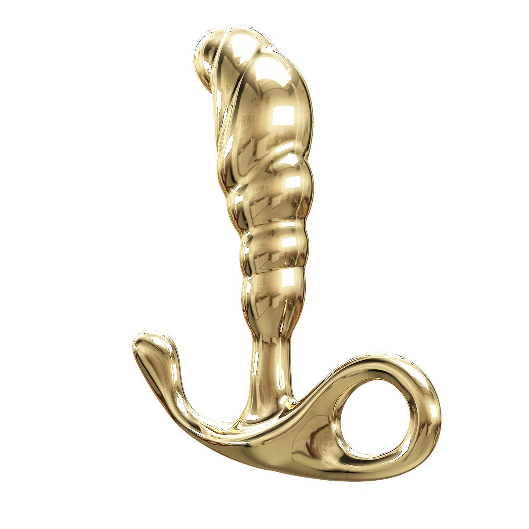 Masaj de prostată Pretty Love Jack din metal auriu