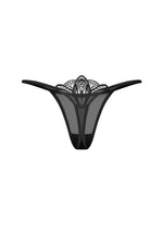 Obsessive Ezmee 2XL/3XL chiloți tanga semitransparenti din dantelă