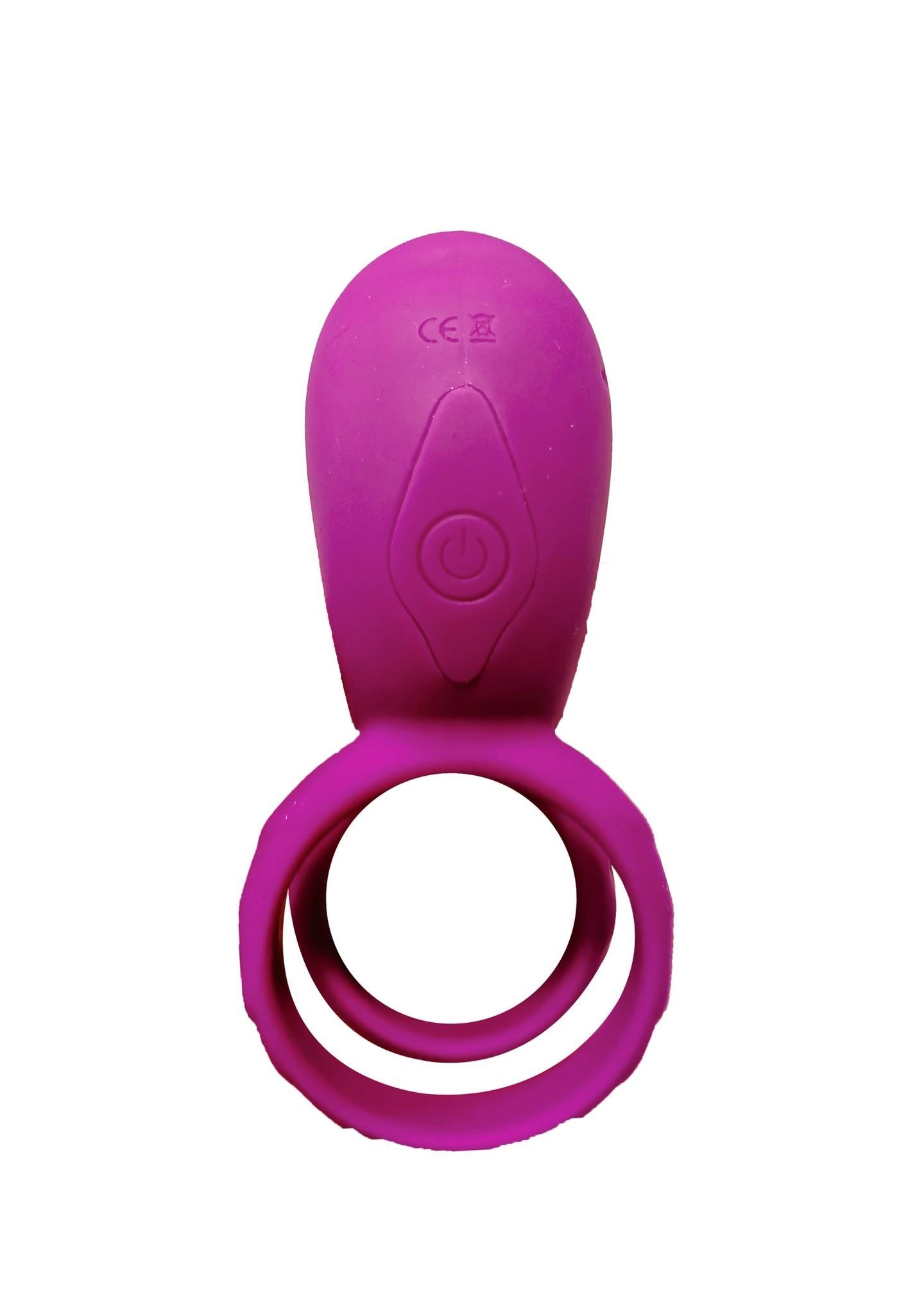 Inel stimulator pentru cupluri fuchsia