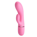 Vibrator Pretty Love Marski din silicon, model iepure, cu 10 funcții